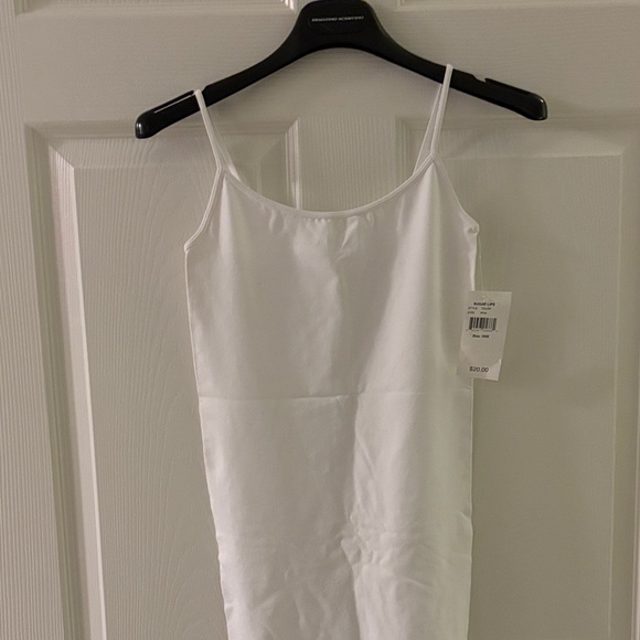 Sugar lips White Spaghetti Strap tank - Picture 1 of 5